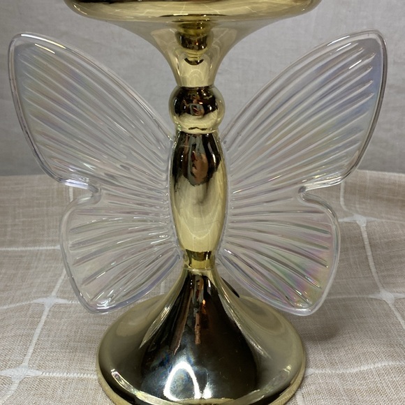 Bath & Body Works Elegant Light Up Butterfly Candle Holder Decorative Home Decor
